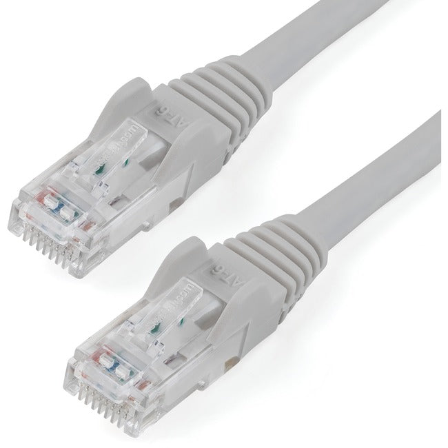 StarTech.com 7ft CAT6 Ethernet Cable - Gray Snagless Gigabit - 100W PoE UTP 650MHz Category 6 Patch Cord UL Certified Wiring/TIA - N6PATCH7GR