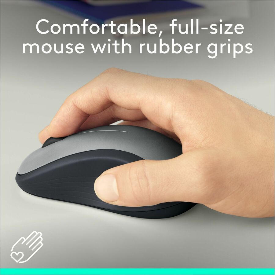 Logitech M310 Wireless Mouse, 2.4 GHz with USB Nano Receiver, 1000 DPI Optical Tracking, 18 Month Battery, Ambidextrous, Compatible with PC, Mac, Laptop, Chromebook (Peacock Blue) - 910-001917