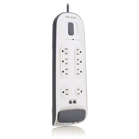 Belkin 8-outlet Surge Protector with 6 ft Power Cord with Telephone Protection - BV108200-06