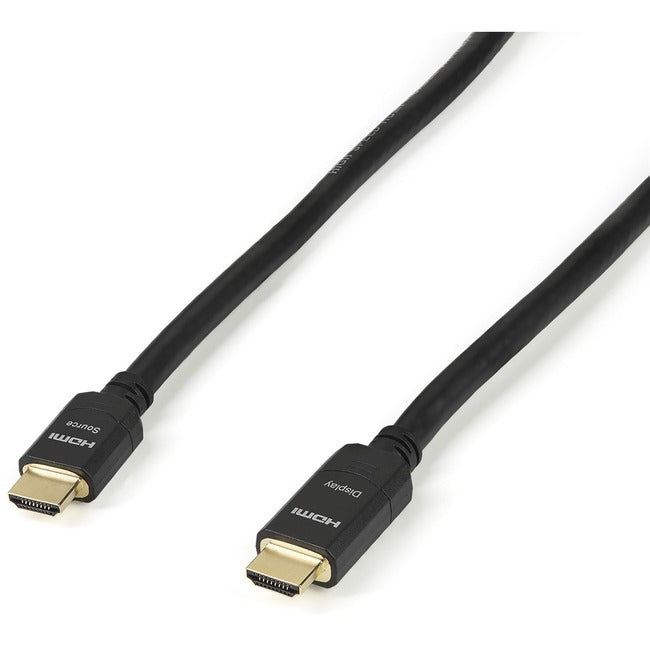 StarTech.com 80 ft (24,4m) Active HDMI Cable, 4K High Speed HDMI Cable, Ultra HD 4k x 2k HDMI, Durable HDMI Cord, 4K 30Hz, M/M - HDMIMM80AC