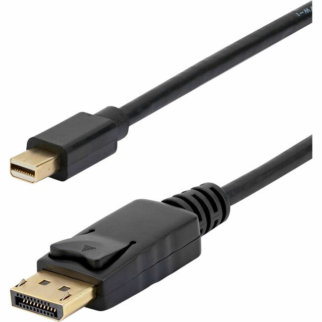 StarTech.com 10ft (3m) Mini DisplayPort to DisplayPort 1.2 Cable, 4K x 2K mDP to DisplayPort Adapter Cable, Mini DP to DP Cable - MDP2DPMM10