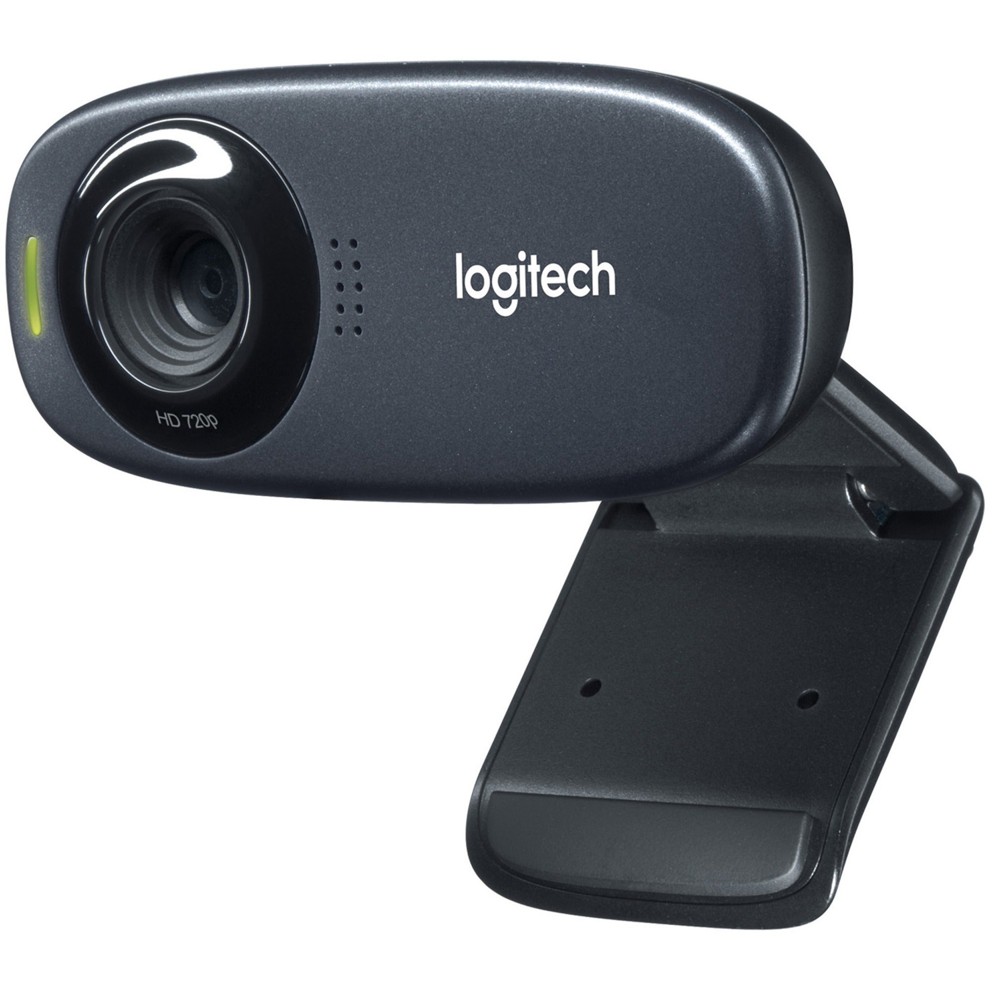 Logitech C310 Webcam - 5 Megapixel - 30 fps - Black - USB 2.0 - 1 Pack(s) - 960-000585