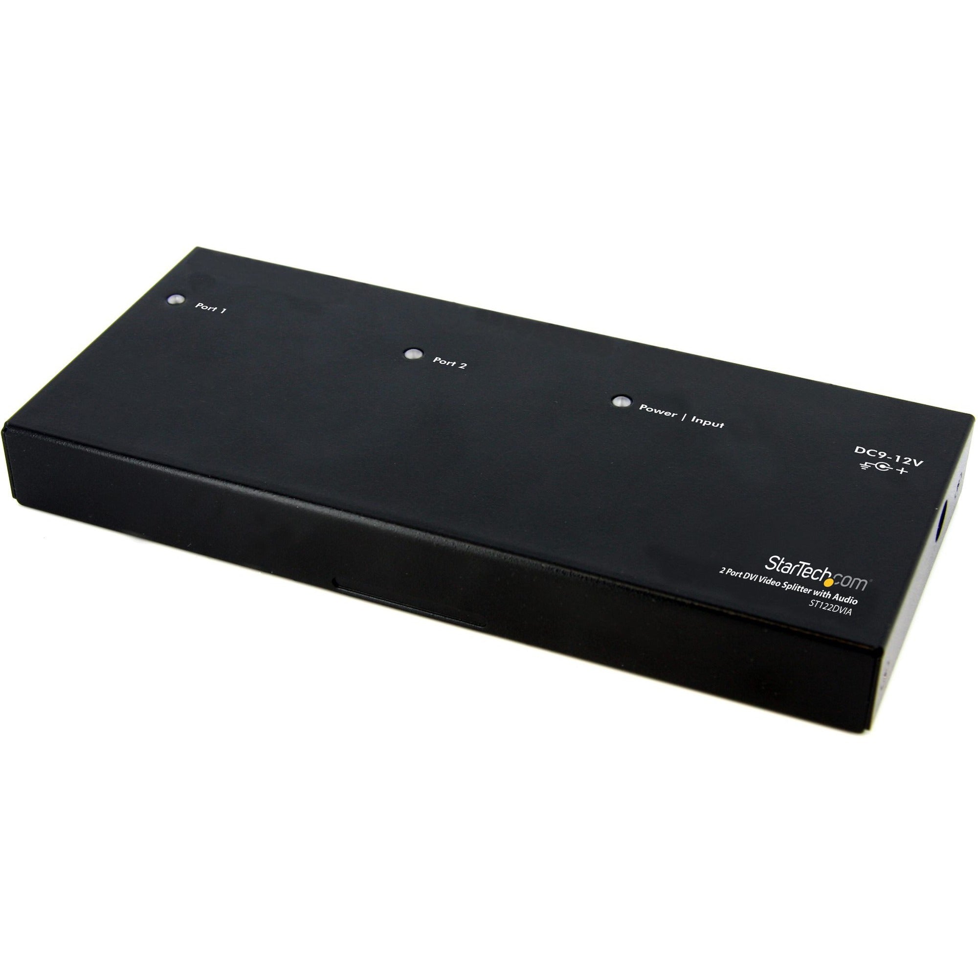 StarTech.com 2 Port DVI Video Splitter with Audio - ST122DVIA