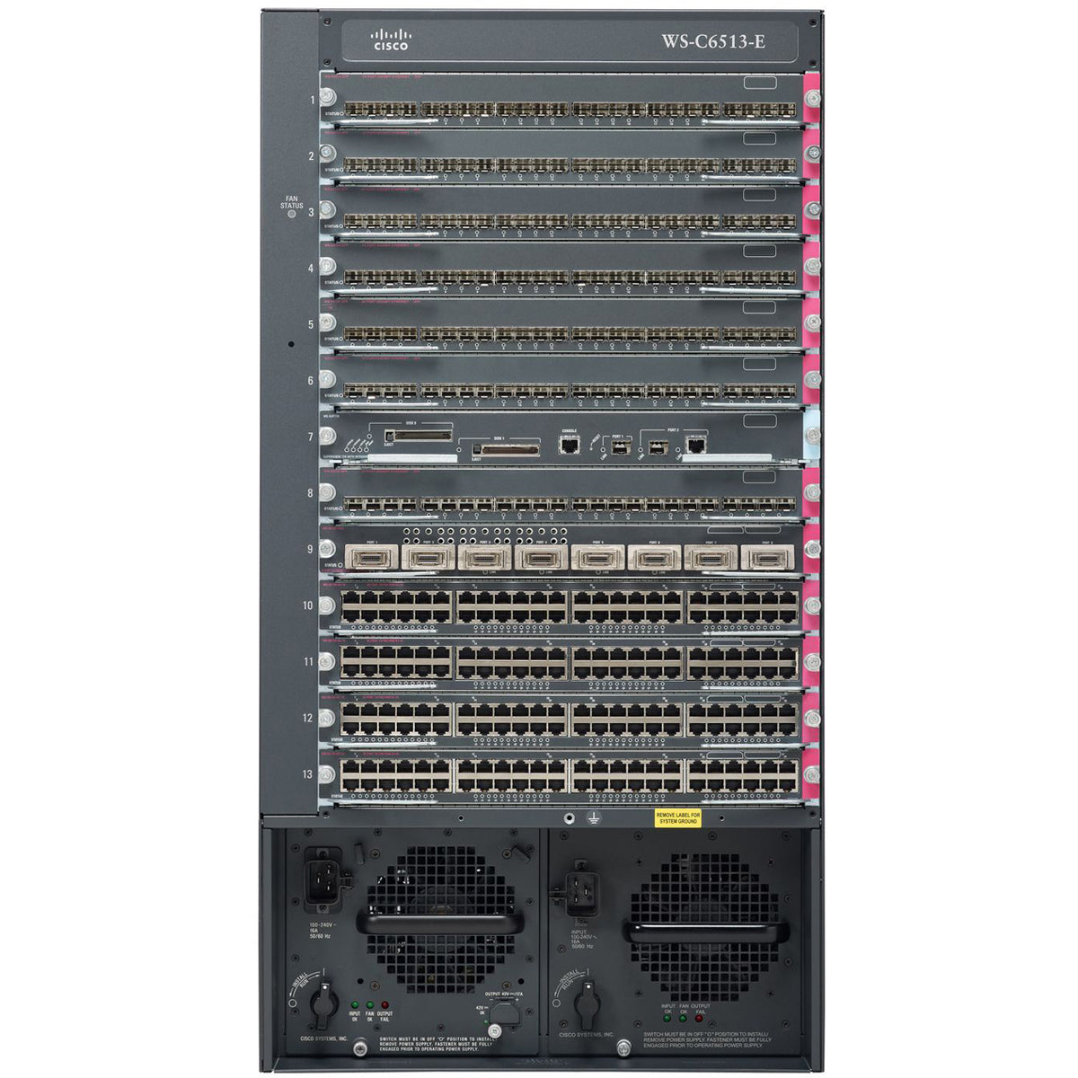 Cisco Catalyst 6513 Switch Chassis - WS-C6513-E