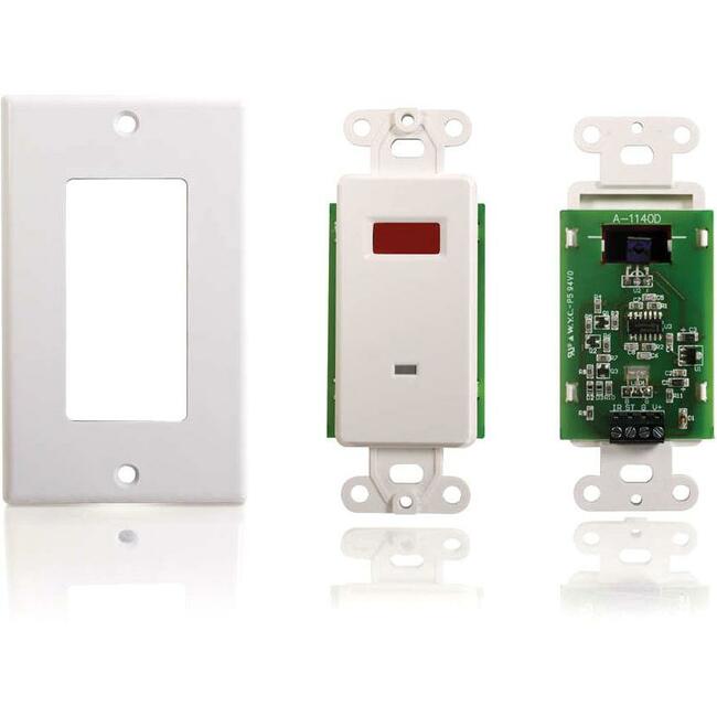 C2G TruLink Infrared (IR) Remote Control Dual Band Wall Plate Receiver - 40478