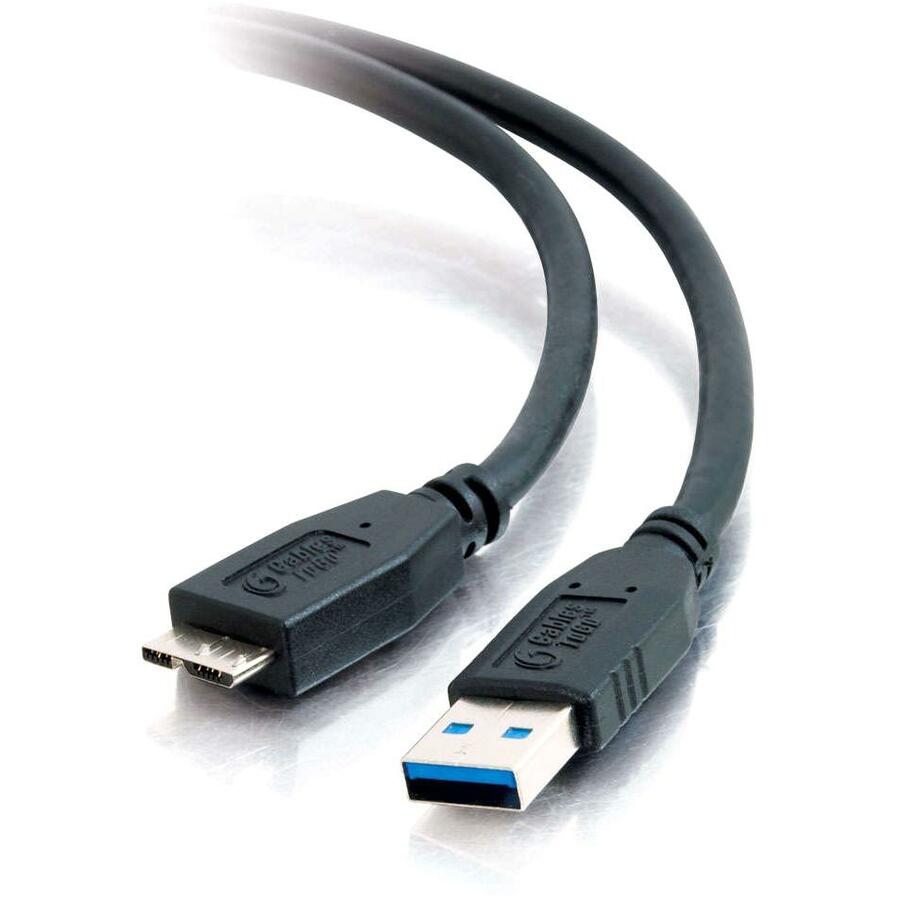 C2G 1m USB Cable - USB 3.0 A to Micro USB B Cable (3ft) - USB Phone Cable - 54176