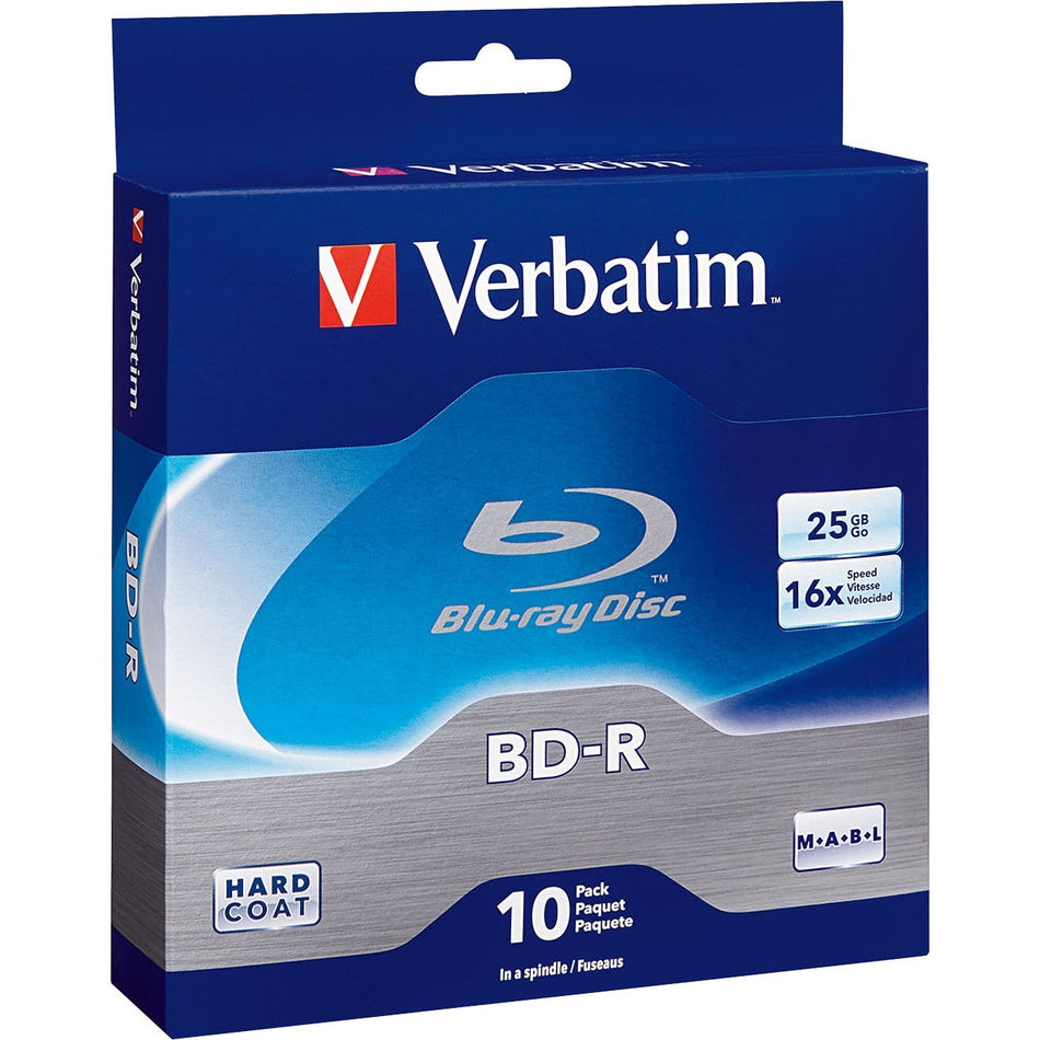 BD-R 25GB 16X with Branded Surface - 10pk Spindle Box - 97238
