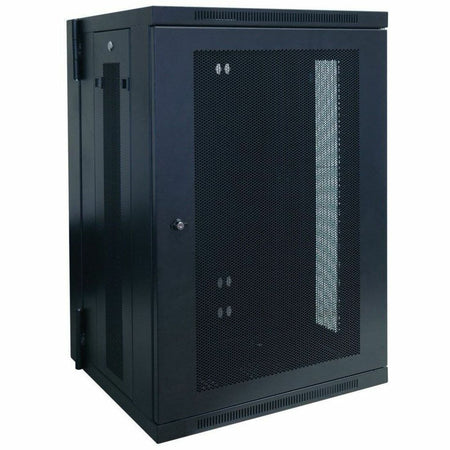 Tripp Lite by Eaton SmartRack 18U Low-Profile Switch-Depth Wall-Mount Rack Enclosure Cabinet Hinged Back - SRW18US