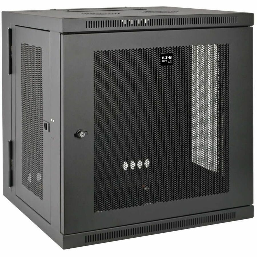 Tripp Lite by Eaton SmartRack 10U Low-Profile Switch-Depth Wall-Mount Small Rack Enclosure Hinged Back - SRW10US