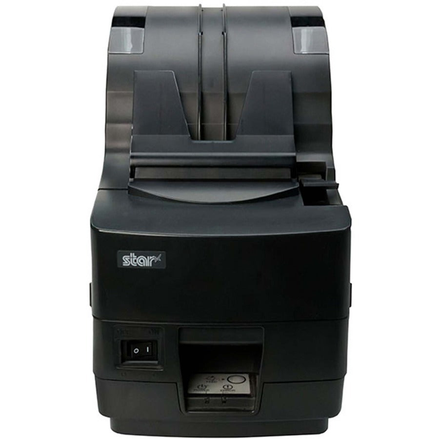 Star Micronics TSP1000 Thermal Printer, Ethernet (LAN), 80mm Paper Width - Cutter, External Power Supply Needed, Large Roll Capacity, Slip Stacker, Gray Color - 37998880