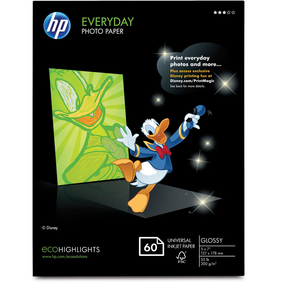 HP Everyday Photo 5x7 Glossy Paper - CH097A