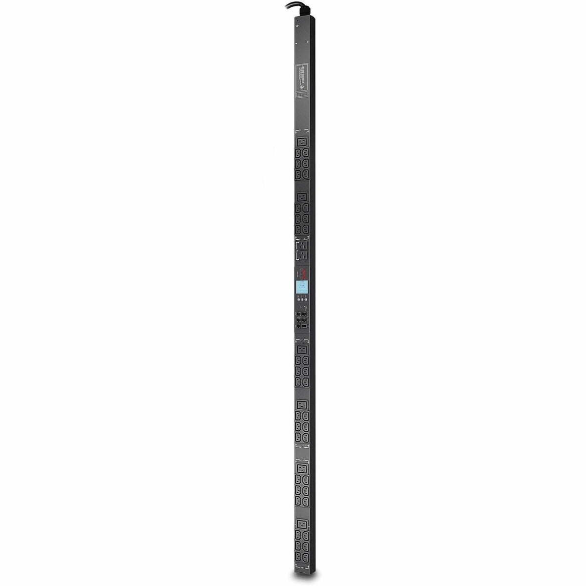 APC NetShelter Metered Rack PDU, 0U, 5.7kW, 208V, 3 phase 20A, 36 C13, 6 C19, 2 NEMA 5-20R outlets - AP8861