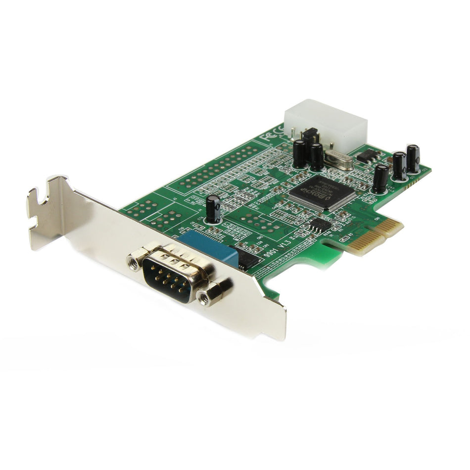 StarTech.com 1-port PCI Express RS232 Serial Adapter Card - PCIe Serial DB9 Controller Card 16550 UART - Low Profile - Windows/Linux - PEX1S553LP