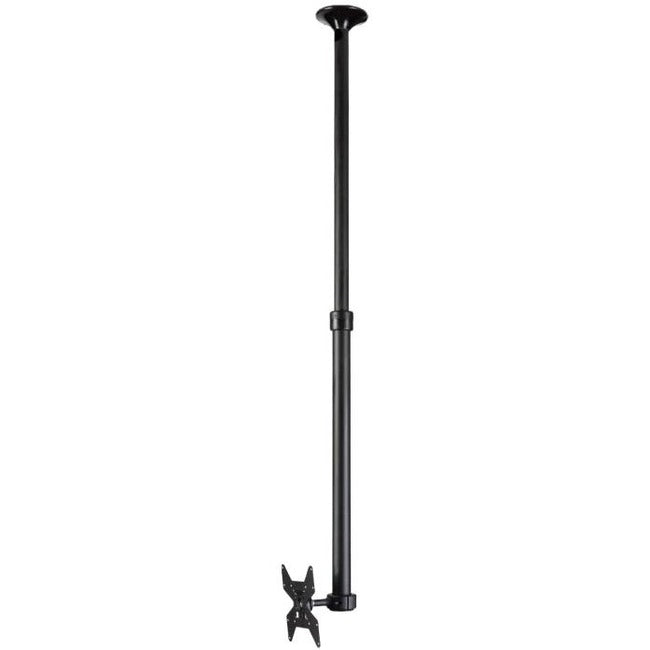 Atdec ceiling mount for medium display, long pole - Loads up to 55lb - Black - VESA 200x200 - TH-1040-CTL