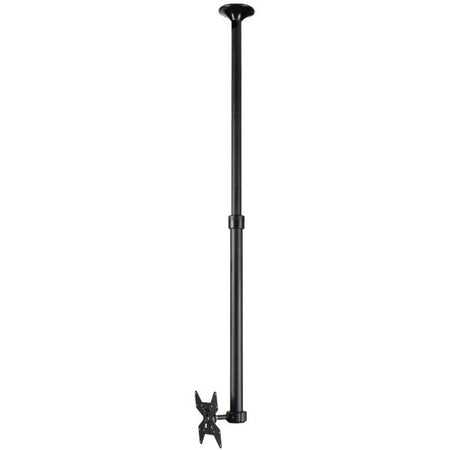 Atdec ceiling mount for medium display, long pole - Loads up to 55lb - Black - VESA 200x200 - TH-1040-CTL