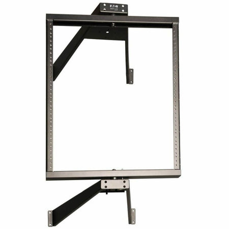 Eaton Tripp Lite Series SmartRack 12U Flat-Pack Low-Profile Switch-Depth Wall-Mount Pivoting 2-Post Open Frame Rack - SRWO12US