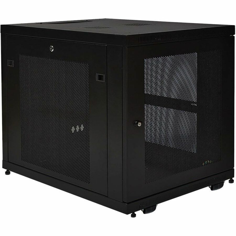 Tripp Lite by Eaton 12U Rack Enclosure Server Cabinet Doors & Sides 1000lb Capacity - SR12UB