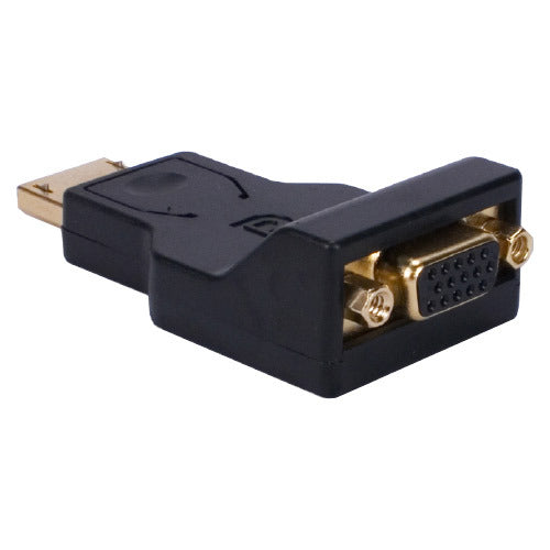 QVS DisplayPort Male to VGA Female Digital Video Adaptor - DPVGA-MF