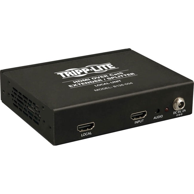 Tripp Lite by Eaton 4-Port HDMI over Cat5/6 Extender/Splitter, Box-Style Transmitter for Video/Audio, Up to 150 ft. (45 m), TAA - B126-004