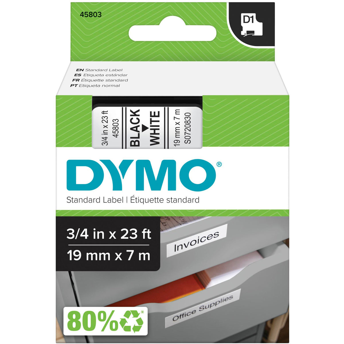 Dymo D1 Electronic Tape Cartridge - 45803