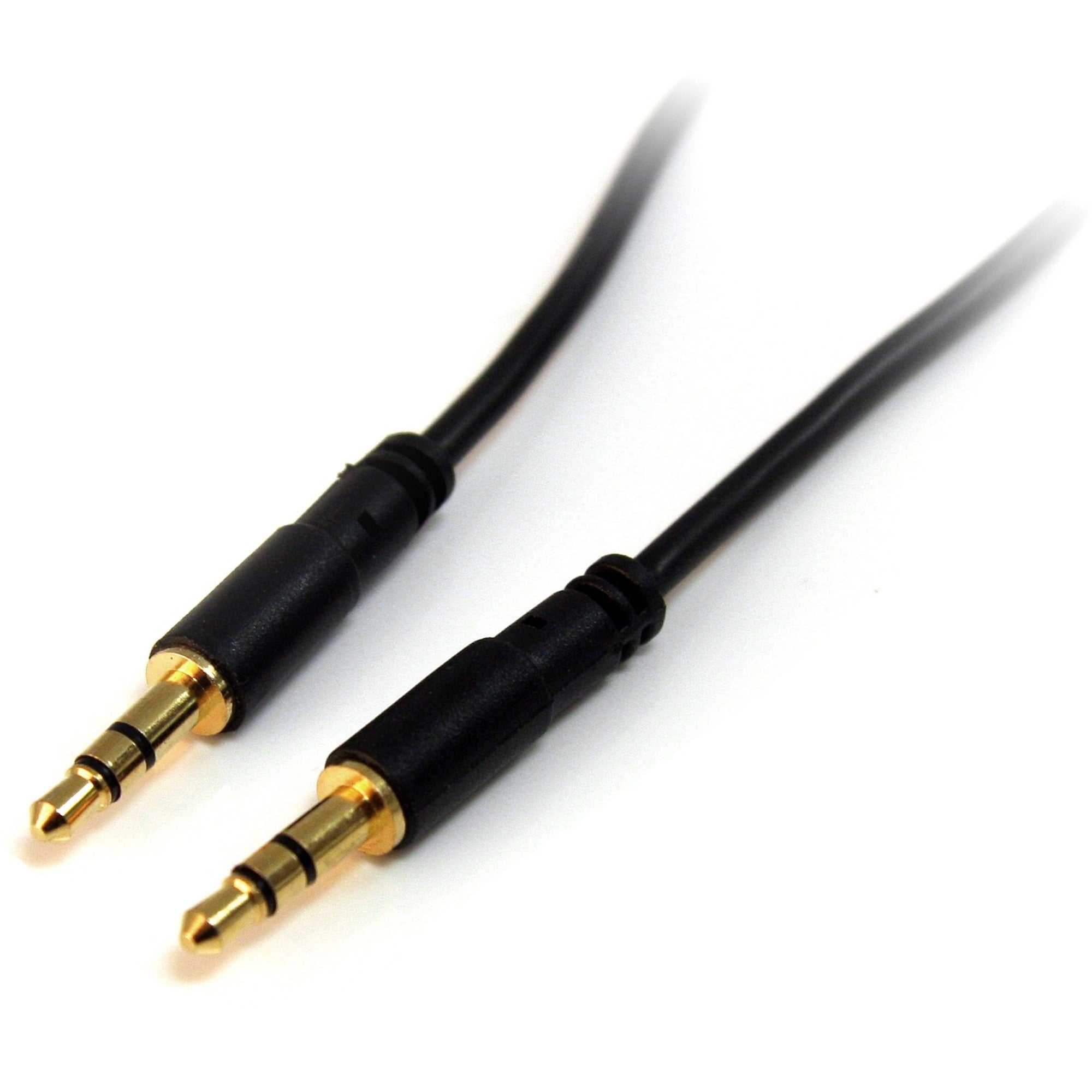 StarTech.com 15 ft Slim 3.5mm Stereo Audio Cable - M/M - MU15MMS