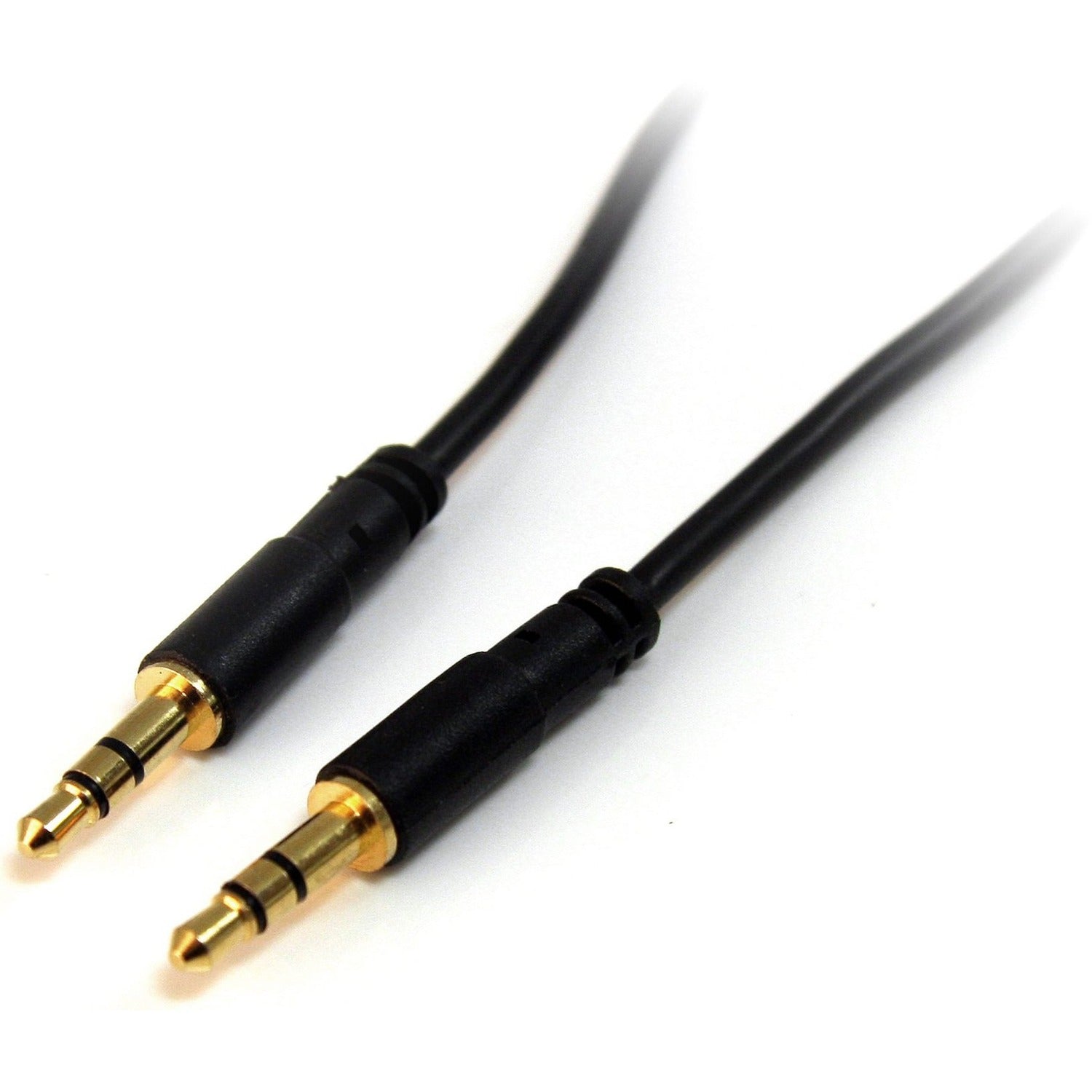 StarTech.com 3 ft Slim 3.5mm Stereo Audio Cable - M/M - MU3MMS