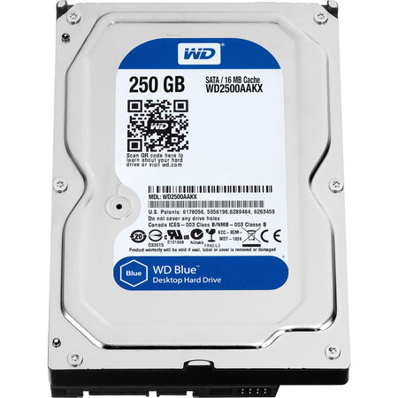 WD-IMSourcing - IMS SPARE Blue 250 GB 3.5-inch SATA 6 Gb/s 7200 RPM PC Hard Drive - WD2500AAKX