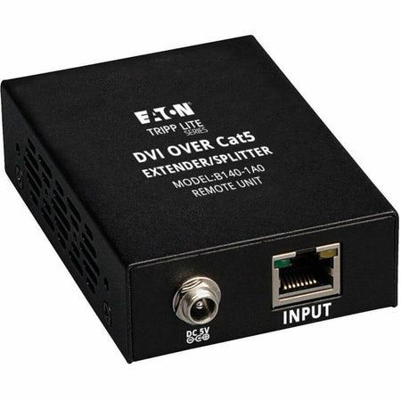 Eaton Tripp Lite Series DVI over Cat5/6 Active Extender, Box-Style Remote Receiver for Video, DVI-I Single Link, Up to 200 ft. (60 m), TAA - B140-1A0