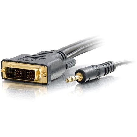 C2G 6ft Pro Series DVI-D + 3.5mm CL2 M/M Single Link Digital Video Cable - 41240