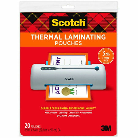 Scotch Thermal Laminating Pouches - TP3854-20