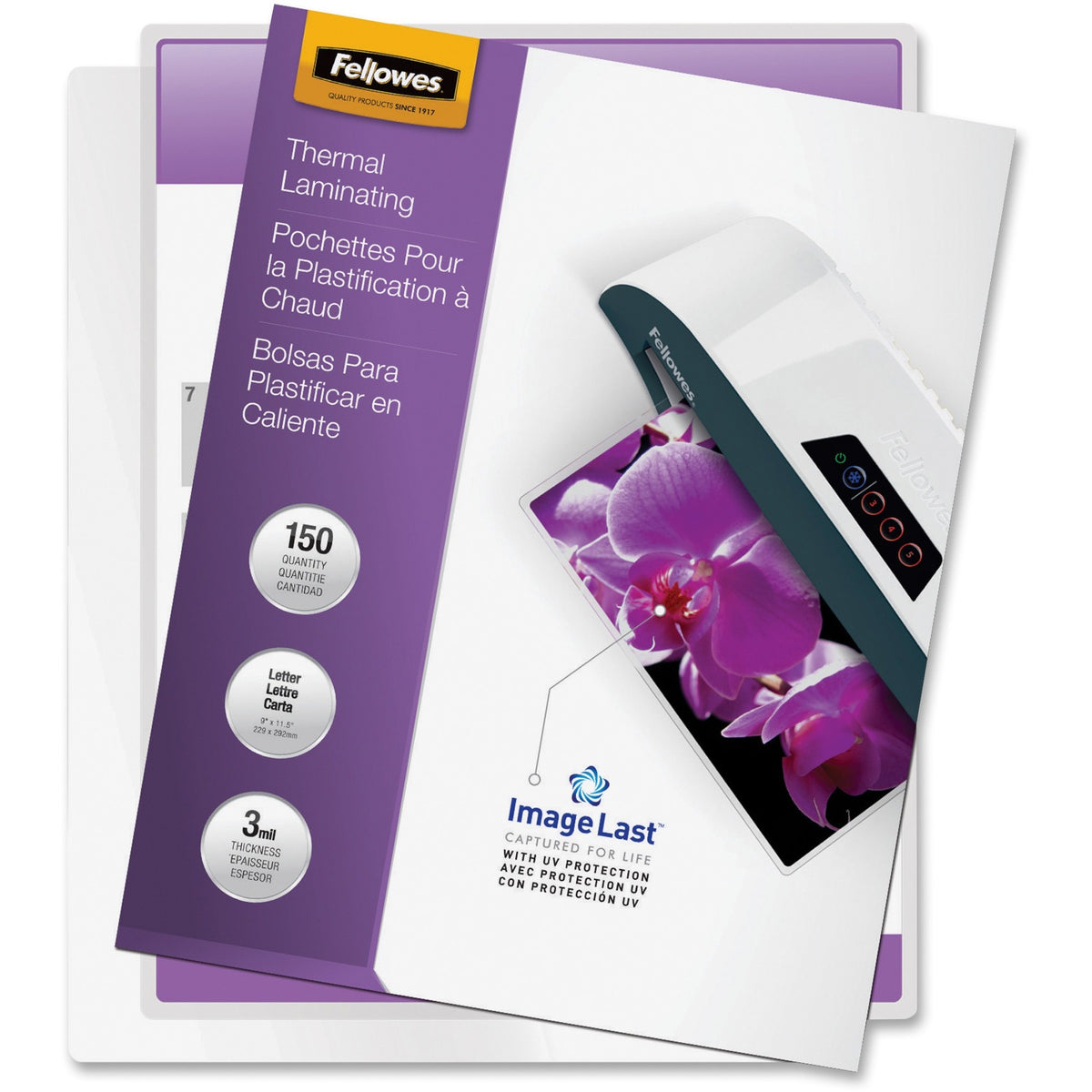 Fellowes ImageLast Jam-Free Premium Thermal Laminating Pouches - 5200509