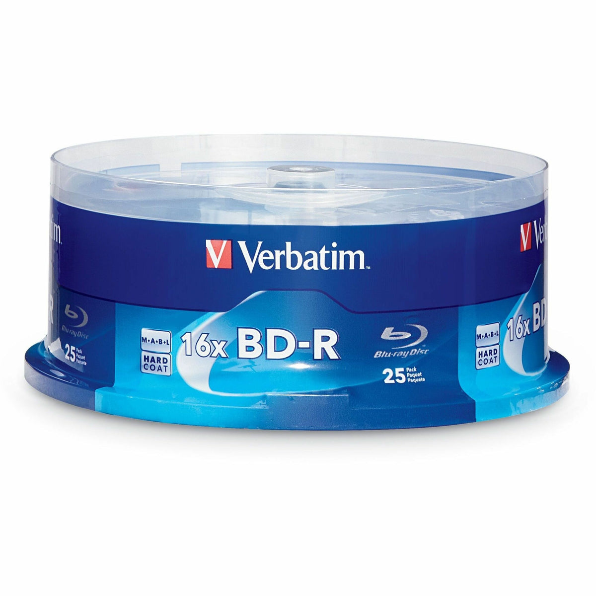 Verbatim 97457 Blu-ray Recordable Media - BD-R - 16x - 25 GB - 25 / Pack - 97457