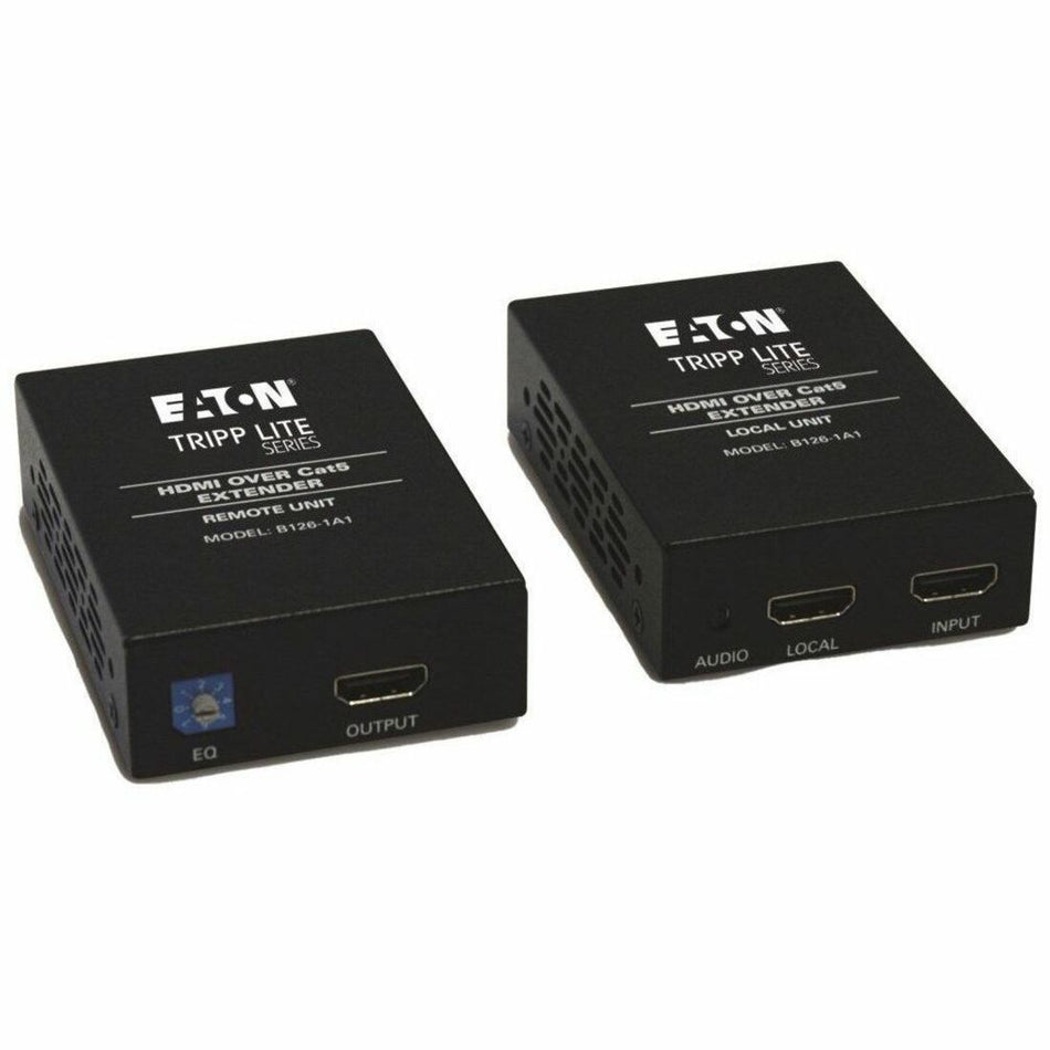 Tripp Lite by Eaton HDMI over Cat5/6 Extender Kit Box-Style Transmitter/Receiver for Video/Audio Up to 150 ft. (45 m) TAA - B126-1A1