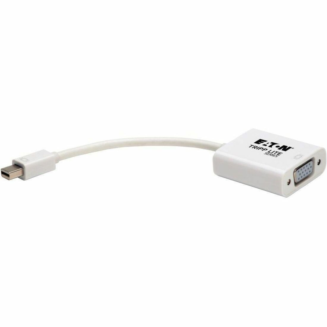 Tripp Lite by Eaton Keyspan Mini DisplayPort to Active VGA Adapter Video Converter (M/F) White 6-in. (15.24 cm) - P137-06N-VGA