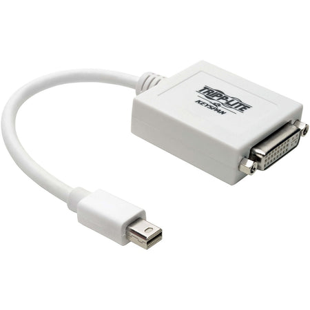 Tripp Lite by Eaton Keyspan Mini DisplayPort to DVI Adapter Video Converter for Mac/PC White (M/F) 6-in. (15.24 cm) - P137-06N-DVI