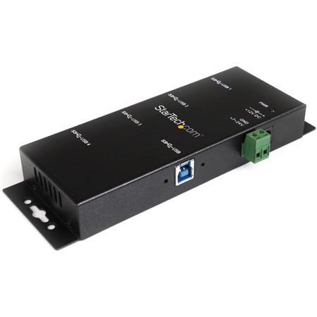 StarTech.com 4 Port Industrial USB 3.0 Hub - 5Gbps - Mountable - Rugged USB Hub - ST4300USBM