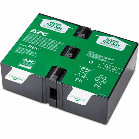 APC Replacement Battery Cartridge for Smart-UPS Line Interactive, 24V 9Ah lead-acid battery, 2-year repair or replace warranty - APCRBC124