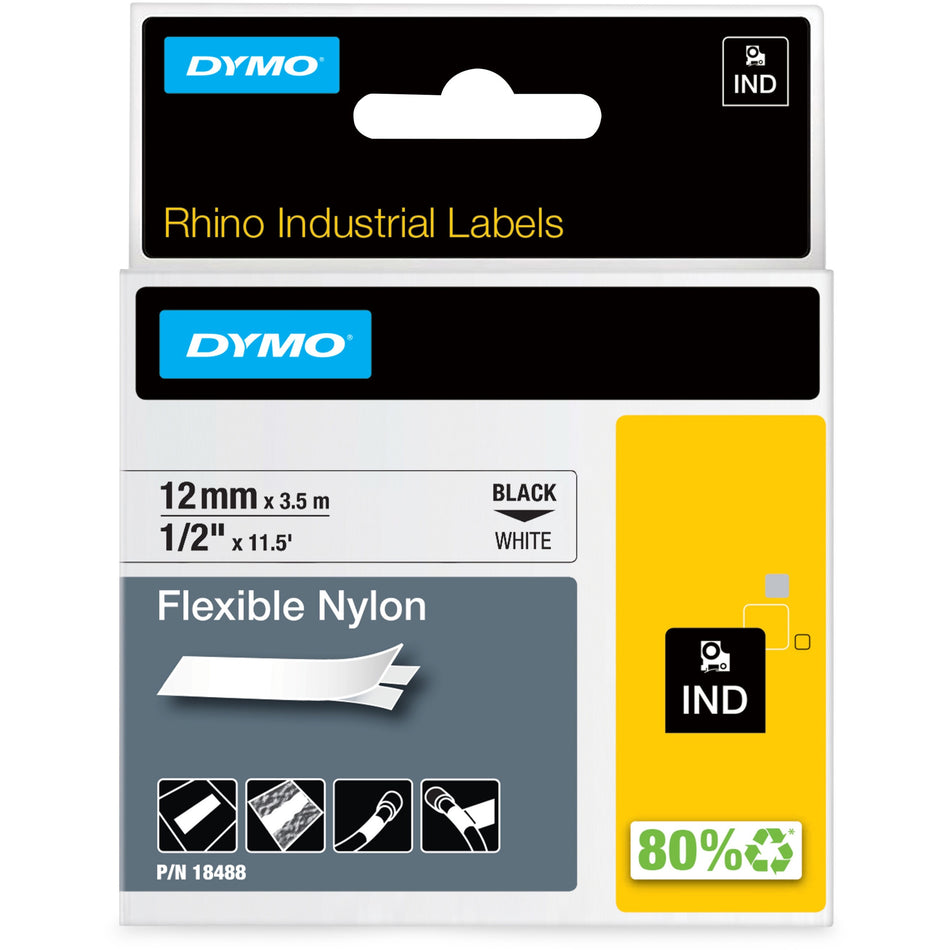 Dymo Rhino Flexible Nylon Labels - 18488