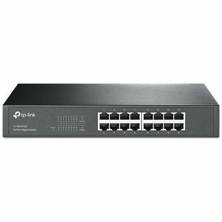 TP-LINK TL-SG1016D 10/100/1000Mbps 16-Port Gigabit 13-inch Rackmountable Switch, 32Gbps Capacity - TL-SG1016D
