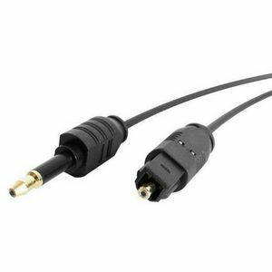 StarTech.com 10 ft Toslink to Miniplug Digital Audio Cable - THINTOSMIN10