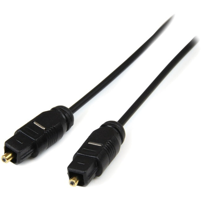 StarTech.com Digital SPDIF audio cable (optical) - TOSLINK (M) - TOSLINK (M) - fiber optic - 10 ft - THINTOS10