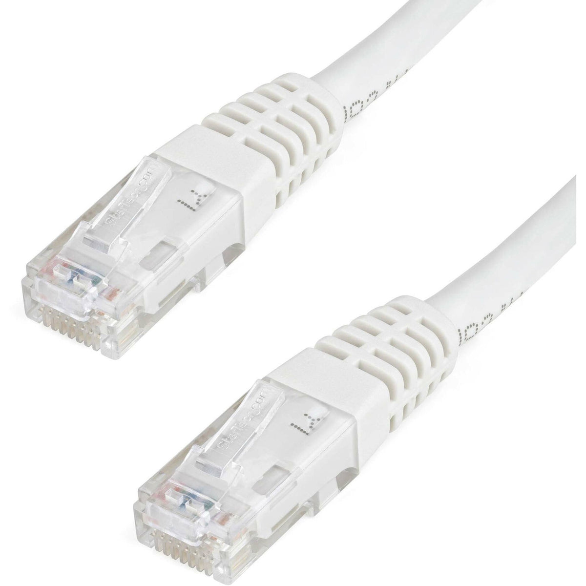 StarTech.com 3ft CAT6 Ethernet Cable - White Molded Gigabit - 100W PoE UTP 650MHz - Category 6 Patch Cord UL Certified Wiring/TIA - C6PATCH3WH