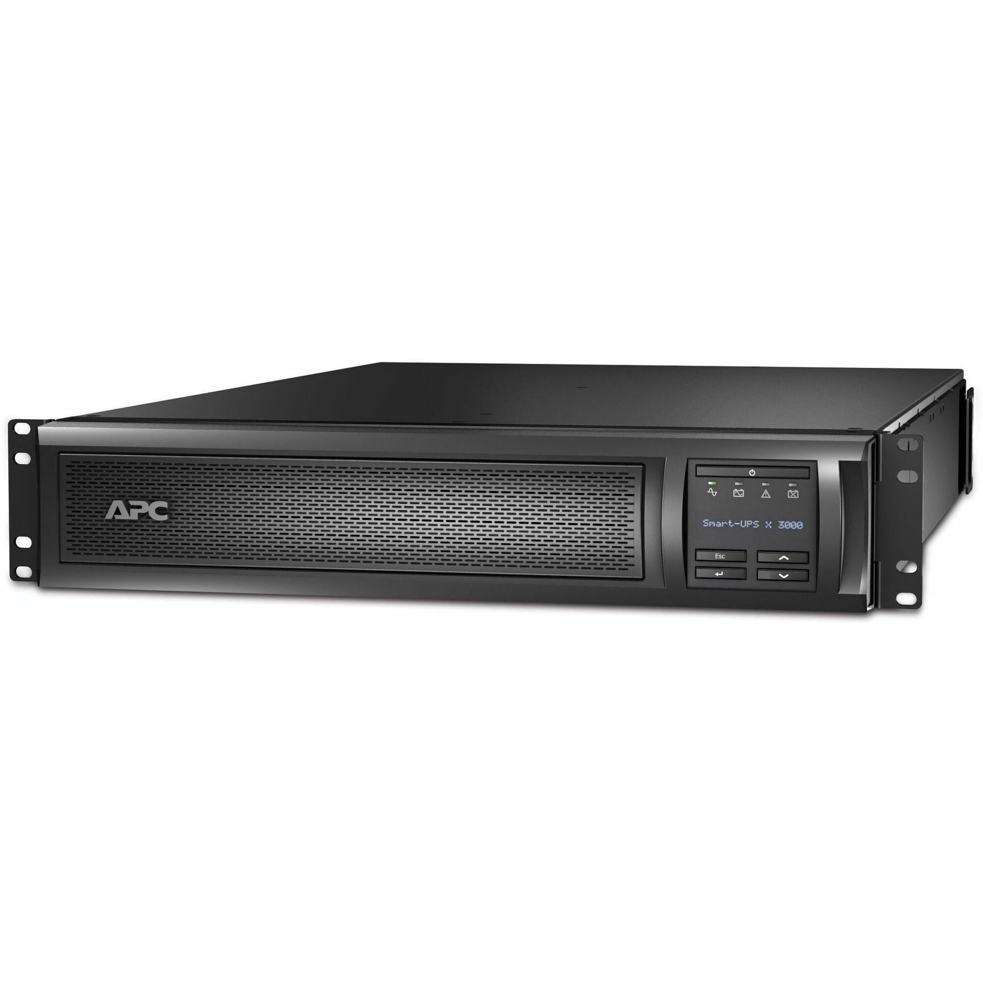 APC Smart-UPS X, Line Interactive, 3kVA, Rack/tower convertible 2U, 100V-127V, 3x 5-15R+3x 5-20R+1x L5-30R NEMA, NMC, Extended runtime, W/rail kit - SMX3000RMLV2UNC