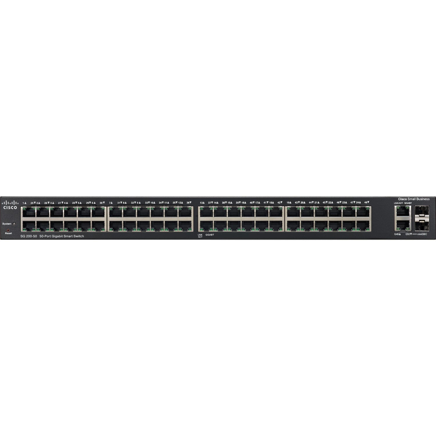 Cisco SG200-50 Gigabit Smart Switch - SLM2048T-NA