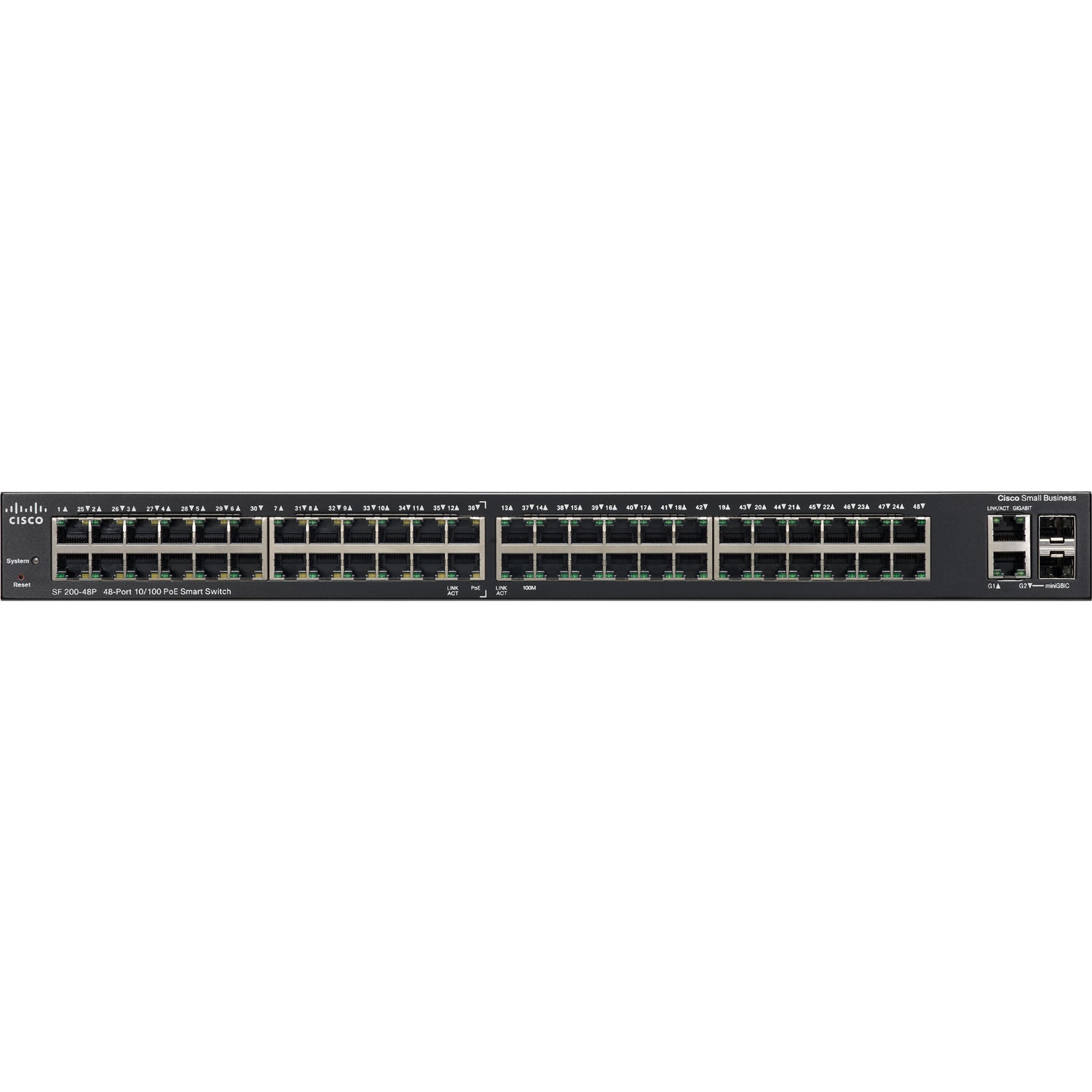 Cisco SF200-48P Smart Switch - SLM248PT-NA