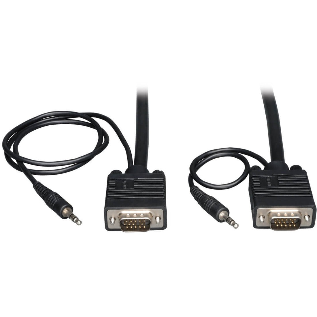 Eaton Tripp Lite Series VGA High-Resolution RGB Coaxial Cable with Audio (HD15 and 3.5mm M/M) 6 ft. (1.83 m) - P504-006