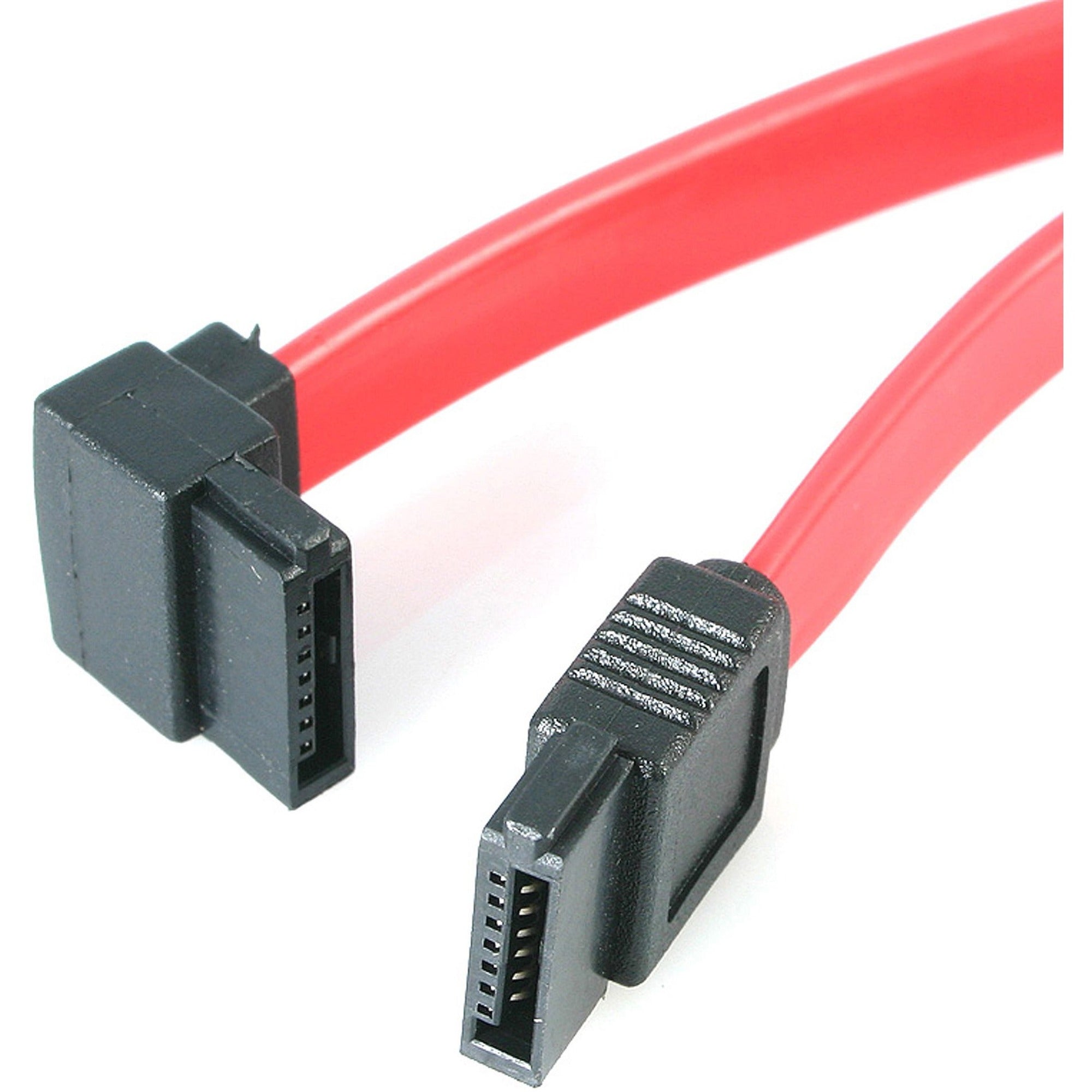 StarTech.com 12in SATA to Left Angle SATA Serial ATA Cable - SATA12LA1