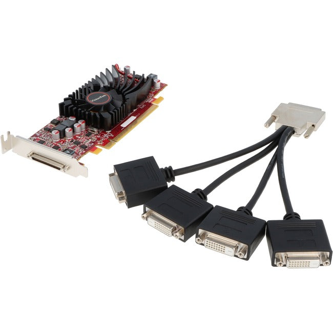 VisionTek Radeon 5570 SFF 1GB DDR3 4M VHDCI DVI (4x DVI-D) - 900345