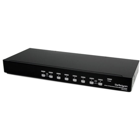 StarTech.com 8 Port 1U Rackmount DVI USB KVM Switch - SV831DVIU