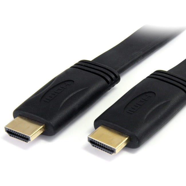 StarTech.com 10 ft Flat High Speed HDMI Cable with Ethernet - Ultra HD 4k x 2k HDMI Cable - HDMI to HDMI M/M - HDMIMM10FL